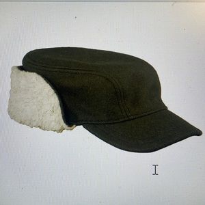 Stormy Kromer Bergland Cap Sherpa fleece lined, snap down earflaps